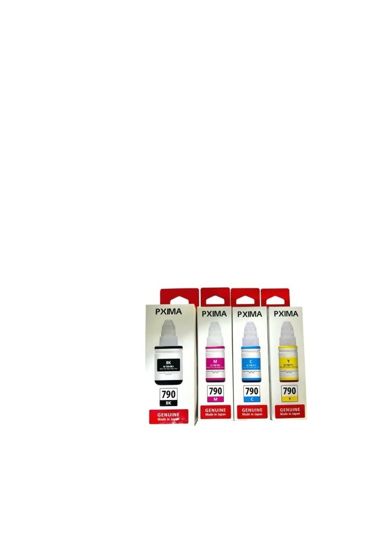 Terabyte Ink Compatible for Canon PIXMA G1000 G1010 G1100 G2000 G2002 G2010 G2012 G2100 G3000 G3010 G3012 G3100 G4000 G4010 Printers(Bk/C/M/Y) Bottle Set - Image 1